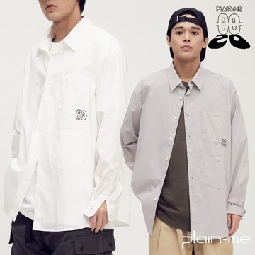 plain-me [20周年限定雙口袋襯衫] 長袖 襯衫 休閒襯衫 長袖襯衫 男生襯衫 [PLN3368-252]