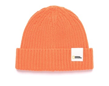 【毒】National Geographic 國家地理 Watch basic beanie 毛線帽 橘色 中性【APP下單10%回饋】