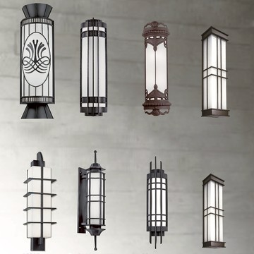 鋁合金大樓外牆壁燈  49-66361、66362、66363、66364、66365、66366、66367、66368