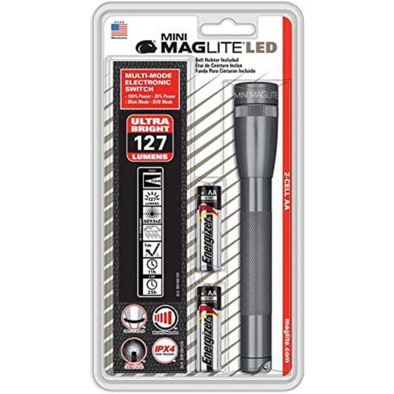 MAG-LITE(マグライト) ミニマグ 3W LED 単3×2本 グレー SP2209H