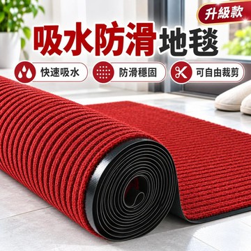 【可裁剪入戶門墊】吸水防滑地毯 廚房臥室門口腳墊 家用玄關地墊