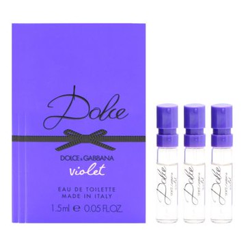 Dolce & Gabbana D&G DOLCE VIOLET 紫漾花園女性淡香水 1.5ml 針管 X3入組