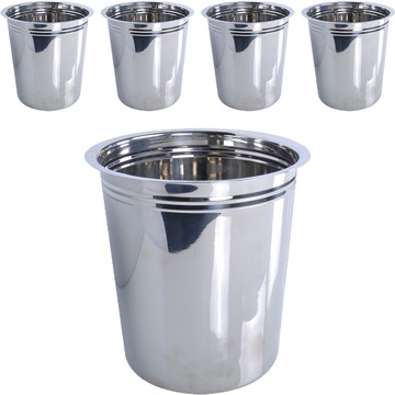 Hwayoung BMP 下部容器 5號  不鏽鋼  5個