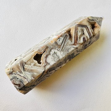 墨西哥瑪瑙柱3 能量石 原石礦標 穩定情緒 靈性覺醒 佛教七寶