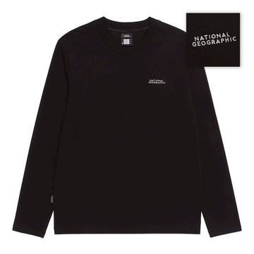 男女同款 NEODY 長袖T恤 - 黑色