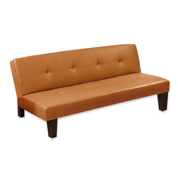 【班尼斯】 Mo Luoge 摩洛哥 皮革沙發床-咖啡色
