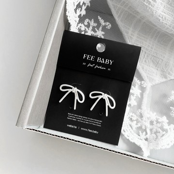 【Fee隔日到貨單色】925純銀耳針輕奢高級感蝴蝶結耳釘🔥耳針 耳環 配飾 珍珠光 耳飾 復古輕奢 女生飾品 韓系耳