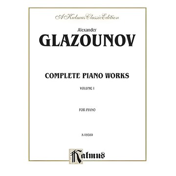 Complete Piano Works/Alexander Glazounov【禮筑外文書店】