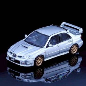 【東海模型】Furuya 1/64 速霸陸 Subaru Impreza WRX STi GD 銀色轎車版