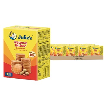 Julie's 茱蒂絲 花生醬三明治餅乾  24盒  90g