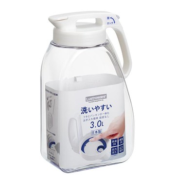 【晨光】日本 Lustroware岩崎 按壓式密封耐熱冷水壺 3L(128783)【現貨】