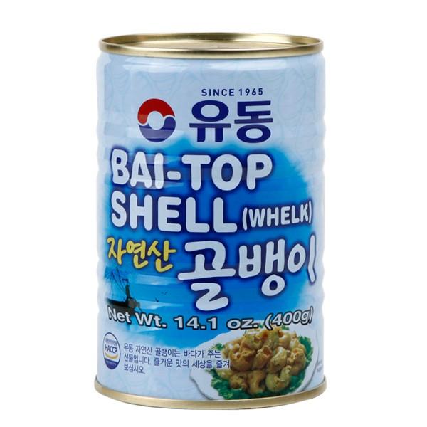つぶ貝缶詰(自然産)400g 韓国缶詰 韓国つぶ貝缶詰
