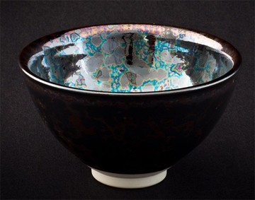 【辛可窯】曜變虹彩天目 茶碗 原廠出貨 品質保證│聖誕禮物