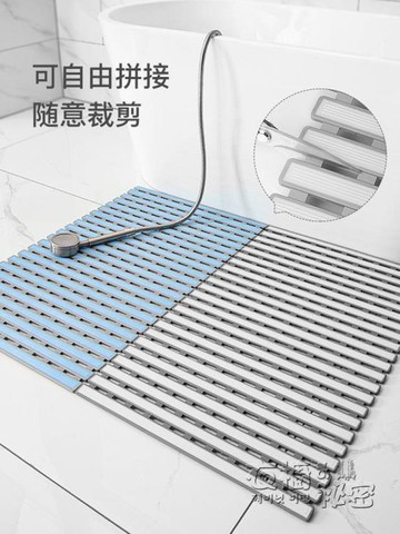 TPE PP復合浴室防滑腳墊隔水墊家用洗澡淋浴防滑墊衛生間廁所 摩可美家