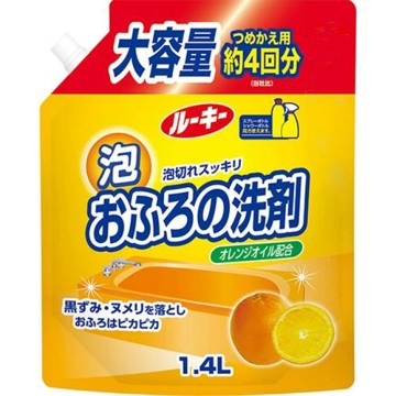 日本【第一石鹼 】浴盆清潔劑 1.4L補充包 二入組合