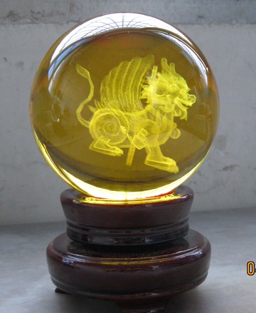 黃水晶球貔貅擺件內雕球招財辟邪辦公居家酒柜玄關擺件風水球鎮宅