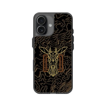 iPhone 17 Clear (相機按鈕) 酷墨灰 - 花生騷 WasangShow - DAYA等高線