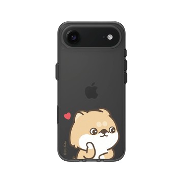iPhone Air Clear (相機按鈕) 酷墨灰 - 嗨小強 Hi John - 情侶款-柴柴