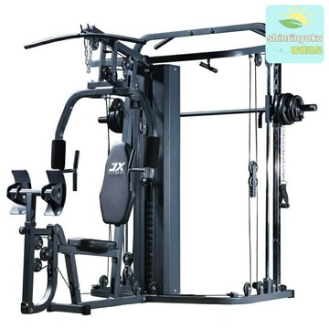 【一機多用】綜合訓練器 龍門架 健身器材 力量訓練器 多功能訓練架 家用健身 商用器械 臥推深蹲 全身鍛鍊 家庭健身房必備