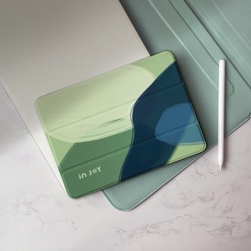 iPad case 12.9/Air5/iPad 9/mini7 微風荷蘭 附筆槽平板保護套