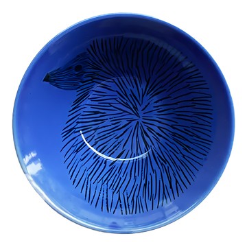 北歐刺蝟8井-日本製 直徑寬21cm 高8cm 容量1200ml 瓷  1個