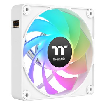 thermaltake 曜越 CT120 EX ARGB 反轉 磁吸快接散熱器 搭配MagForce 2.0技術 提升設備性能 打造驚豔燈光效果  CL-F192-PL12SW-A  白色  1組