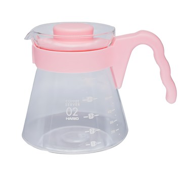 HARIO 好璃奧 V60好握02咖啡壺  VCS-02 粉桃色  700ml  1個