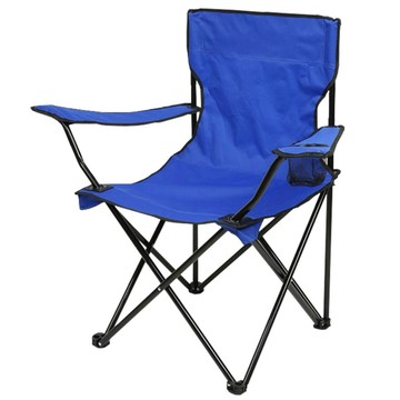 FOLDING CHAIR 便㩦扶手疊椅色  寶藍  1個