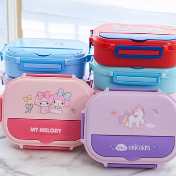 304不銹鋼分隔餐盤四格帶湯碗上班族帶飯兒童小學生午餐保溫飯盒