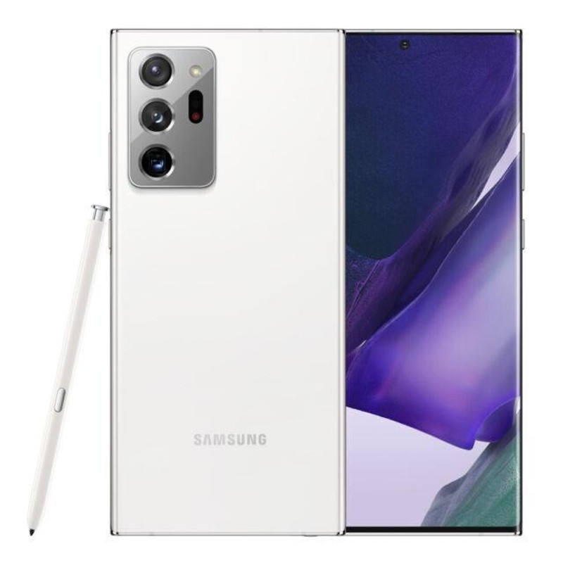 再生新品) Samsung Galaxy Note20 Ultra 5G N986U1 海外SIMフリースマートフォン 128GB  ホワイト(Mystic White) | 国際送料無料 | LINEショッピング