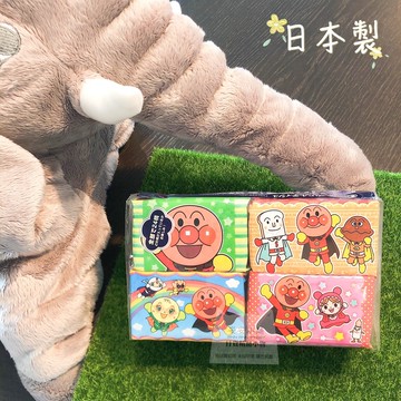 日本進口 anpanman麵包超人商品 袖珍面紙16包入 每張面紙上都有麵包超人的圖案 麵包超人袖珍面紙 紙質柔軟