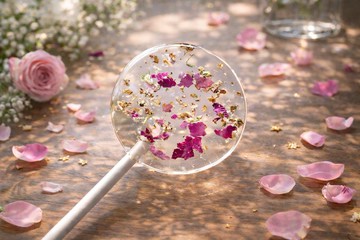 創意棒棒糖 - 花語金光