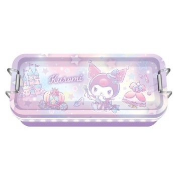 三麗鷗 三層鐵扣鐵筆盒-城堡酷洛米