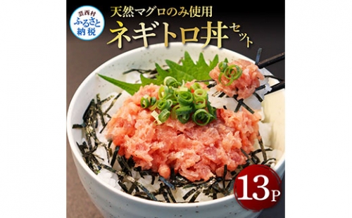 天然マグロのタタキ丼セット 65g×13パック 高知県 返礼品 12000円 海鮮 天然 まぐろたたき まぐろ ネギトロ丼 海鮮丼 お寿司 軍艦巻き 手巻き寿司 おかず 使いやすい 便利 かんたん 冷凍 小分け 個食 一人暮らし お手軽 おいしい 赤身 13人前 どんぶり