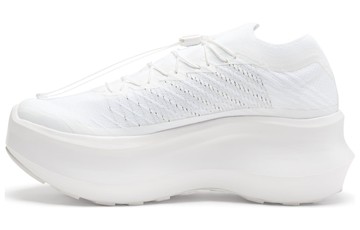 COMME DES GARCONS X SALOMON PULSAR PLATFORM TRIPLE WHITE