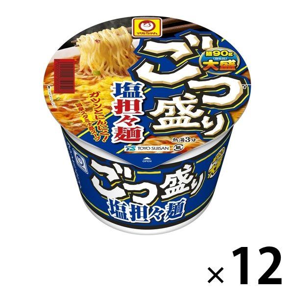 東洋水産カップ麺 マルちゃん ごつ盛り 塩担々麺 1セット（12個） 東洋水産 大盛り