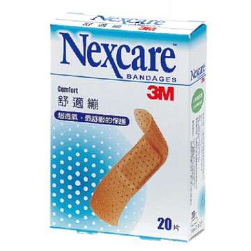 本月熱銷推薦 滿額再折【史代新文具】3M C520 Nexcare 長條型 舒適繃/OK繃 (1包20片)