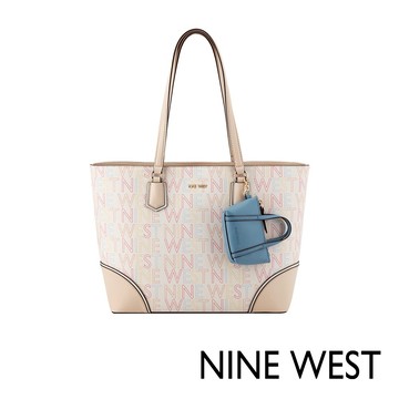 【NINE WEST】 BELLIN 塗鴉設計 肩背包 大容量 托特包 購物袋 (552124)