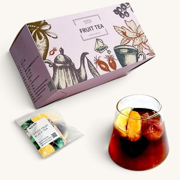 自由雙拼系| Fruit Tea水果阿薩姆10入(純粹果香|配出專屬你的茶)