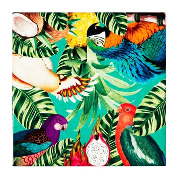 EXCELSA Havana 陶製隔熱墊  1個  叢林鸚鵡