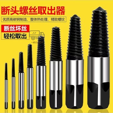 【天天】斷頭螺絲取出器反絲起拔器取斷絲神器滑絲拆除起子絲錐工具取絲器
