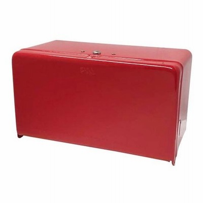 DALTON ダルトン ティッシュディスペンサー レッド 赤色 キッチンペーパーホルダー ティッシュケース ペーパータオルケース 壁掛け キッチン雑貨 スチール製