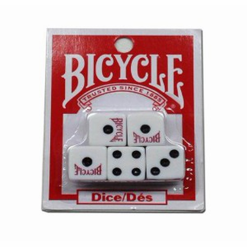 バイスクル ダイス サイコロ5個入り Bicycle 正規代理店仕入品 ダイスゲーム等用 バイシクル Usプレイングカード社製 通販 Lineポイント最大1 0 Get Lineショッピング