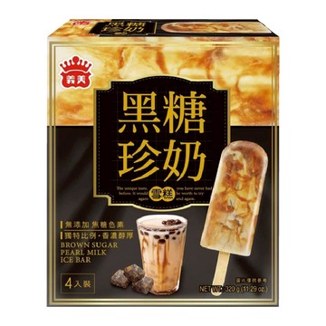 義美黑糖珍奶雪糕-80gx4
