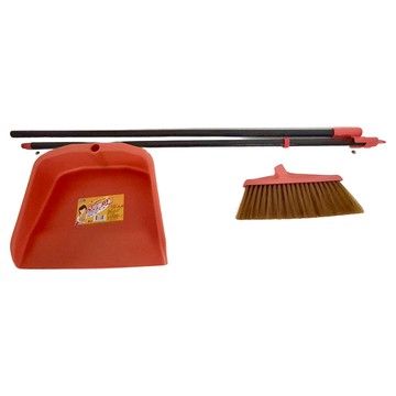 巧用 畚斗組 輕便有效率 有效清除地板灰塵、毛髮  顏色隨機  1組