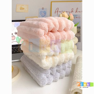 毛巾美女洗臉純棉珊瑚吸水不掉速幹洗澡家庭裝柔軟加厚新款