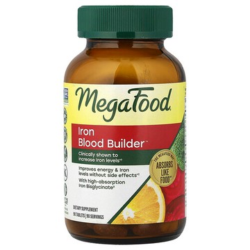 MegaFood, Blood Builder 含鐵營養片，90 片裝