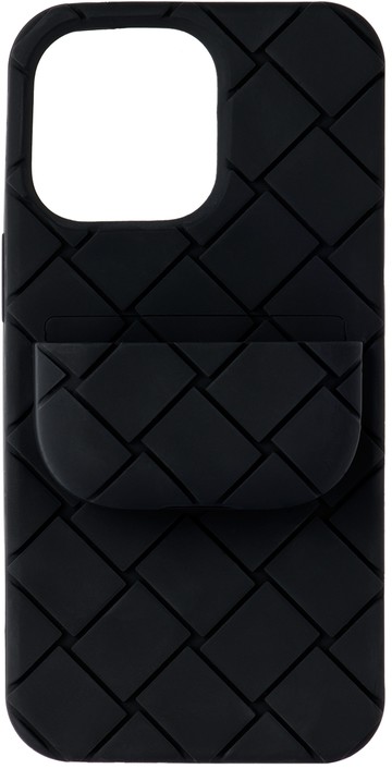 Bottega Veneta 黑色 Intreccio iPhone 13 Pro 手机壳