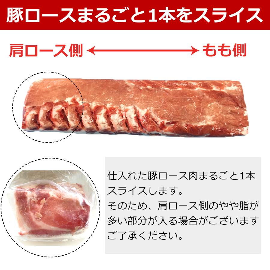 肉 豚肉 ロース スライス 1.8mm 500g 精肉 冷凍 切り落とし