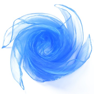 律動紗巾 深藍色 輕盈飄逸 兒童律動遊戲 肢體協調訓練  1條